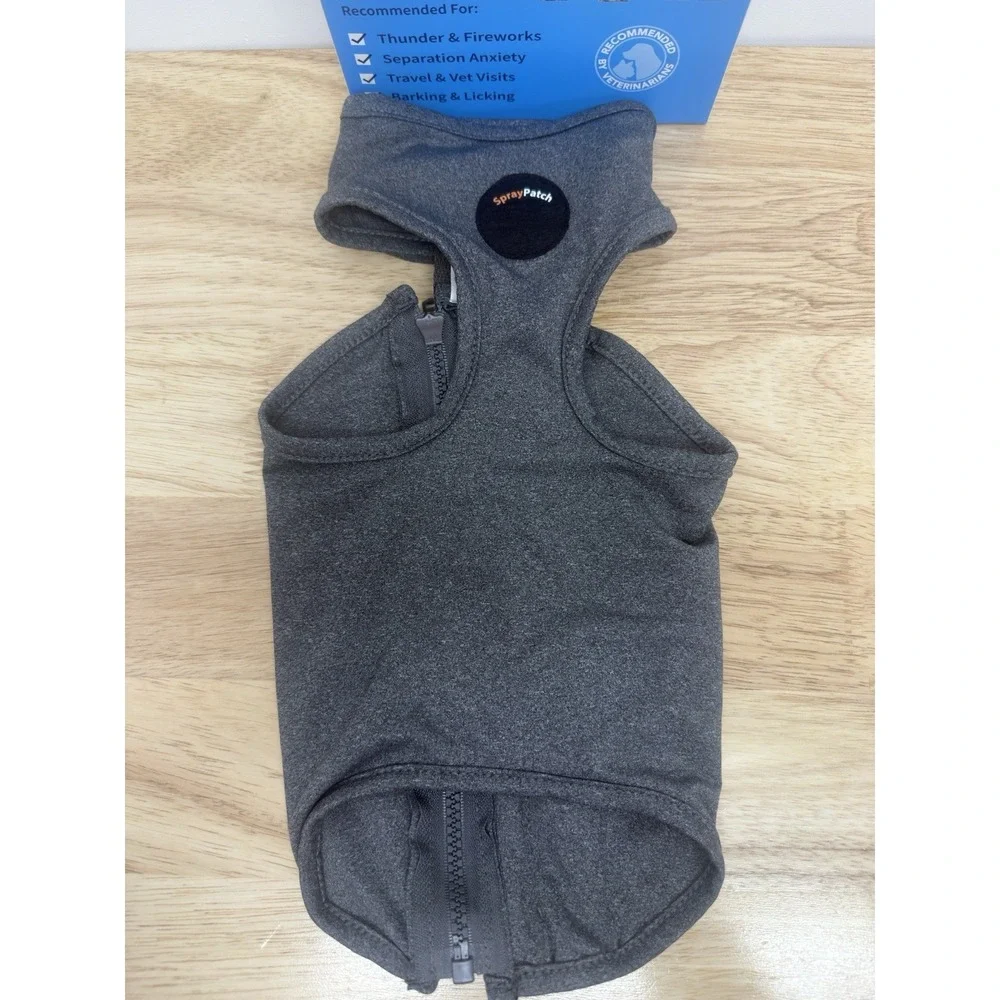 Neoally Dog Thunder‎ Shirt Anxiety Calming Vest, SMALL, Gray #32